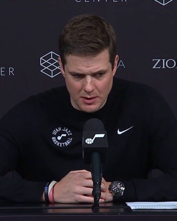 Will Hardy after Jazz Loss to Warriors I'm Proud of the Team